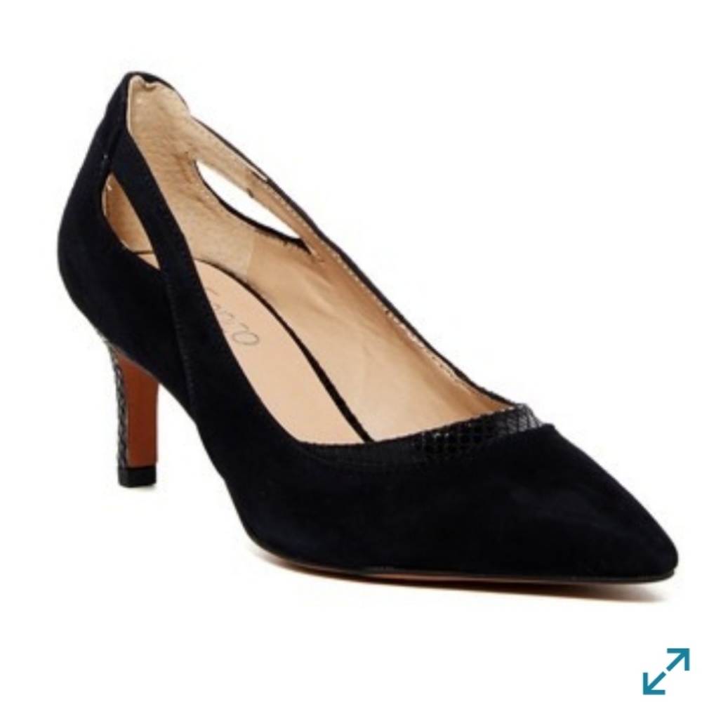 Black Franko Sarto Heels